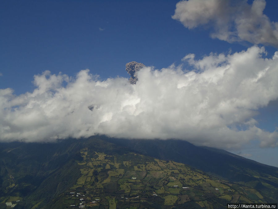 Извержение Тунгурауа Баньос, Эквадор
