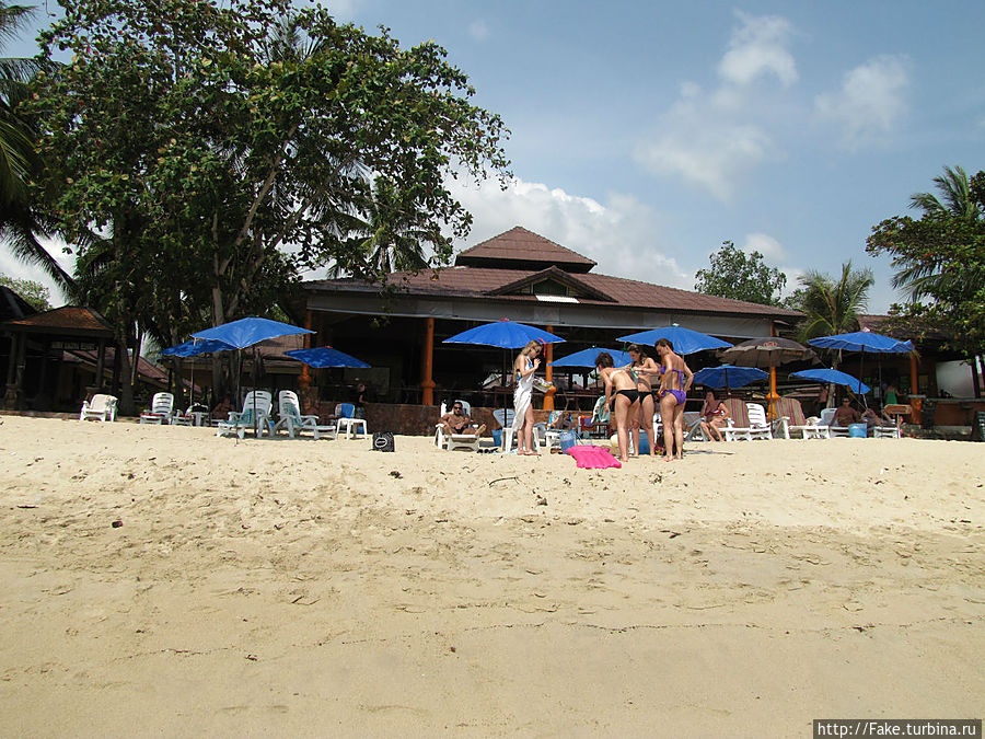 гостиница вид из моря Остров Самуи, Таиланд