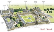 Схема Крайст Черч Колледжа в Оксфорде. Фото из интернета