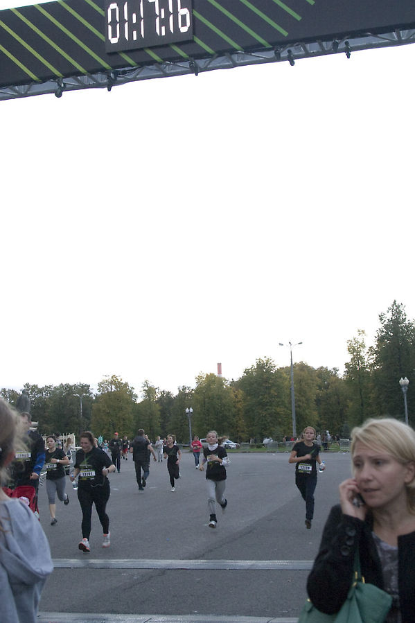 Вот и дочка финиширует. Москва, Россия