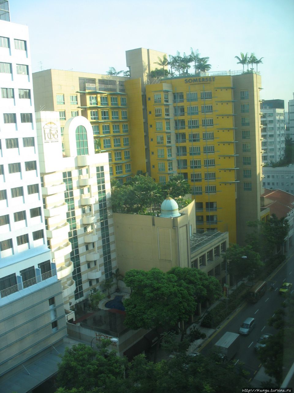 Вид из окна отеля