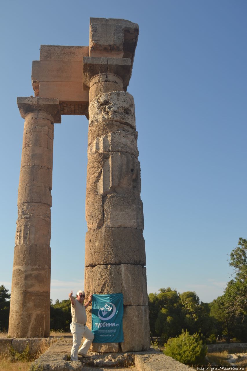 Храм Аполлона Пифийского Родос, остров Родос, Греция
