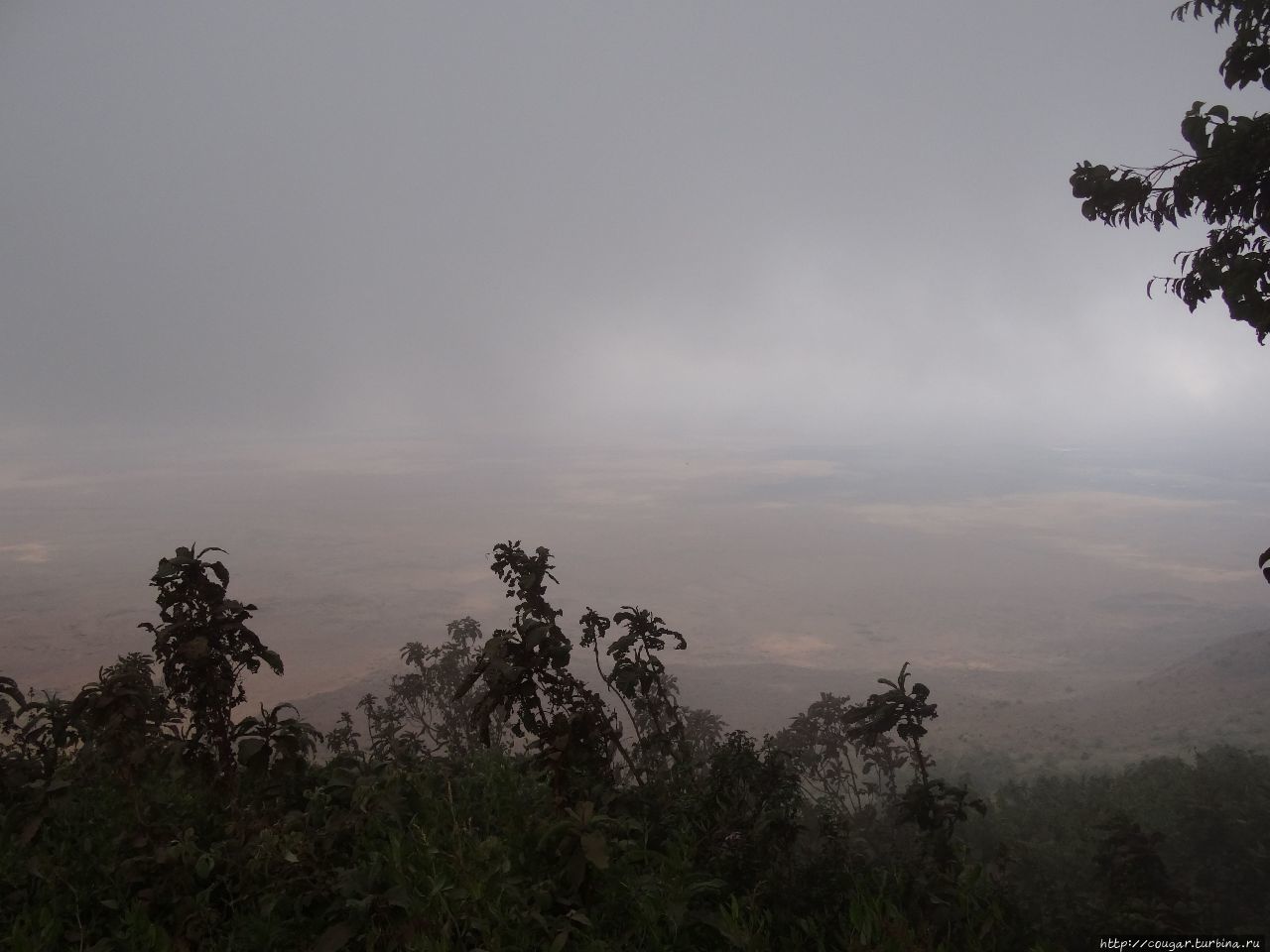 Кратер образовался 2.5 миллиона лет назад. Нгоронгоро (заповедник в кратере вулкана), Танзания