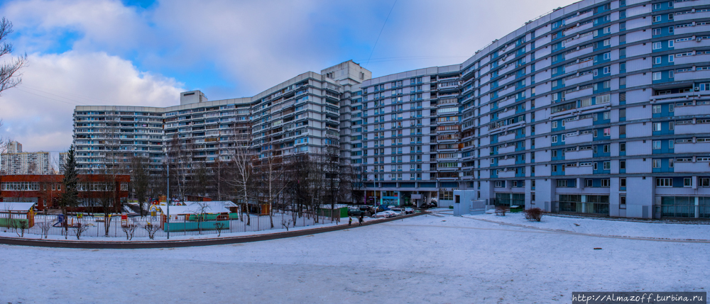 микрорайон Северное Чертаново Москва, Россия