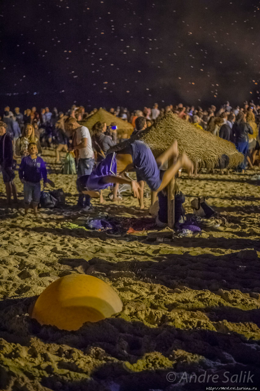 Празднование дня Святого Хуана (Sant Joan) в Испании Тарифа, Испания