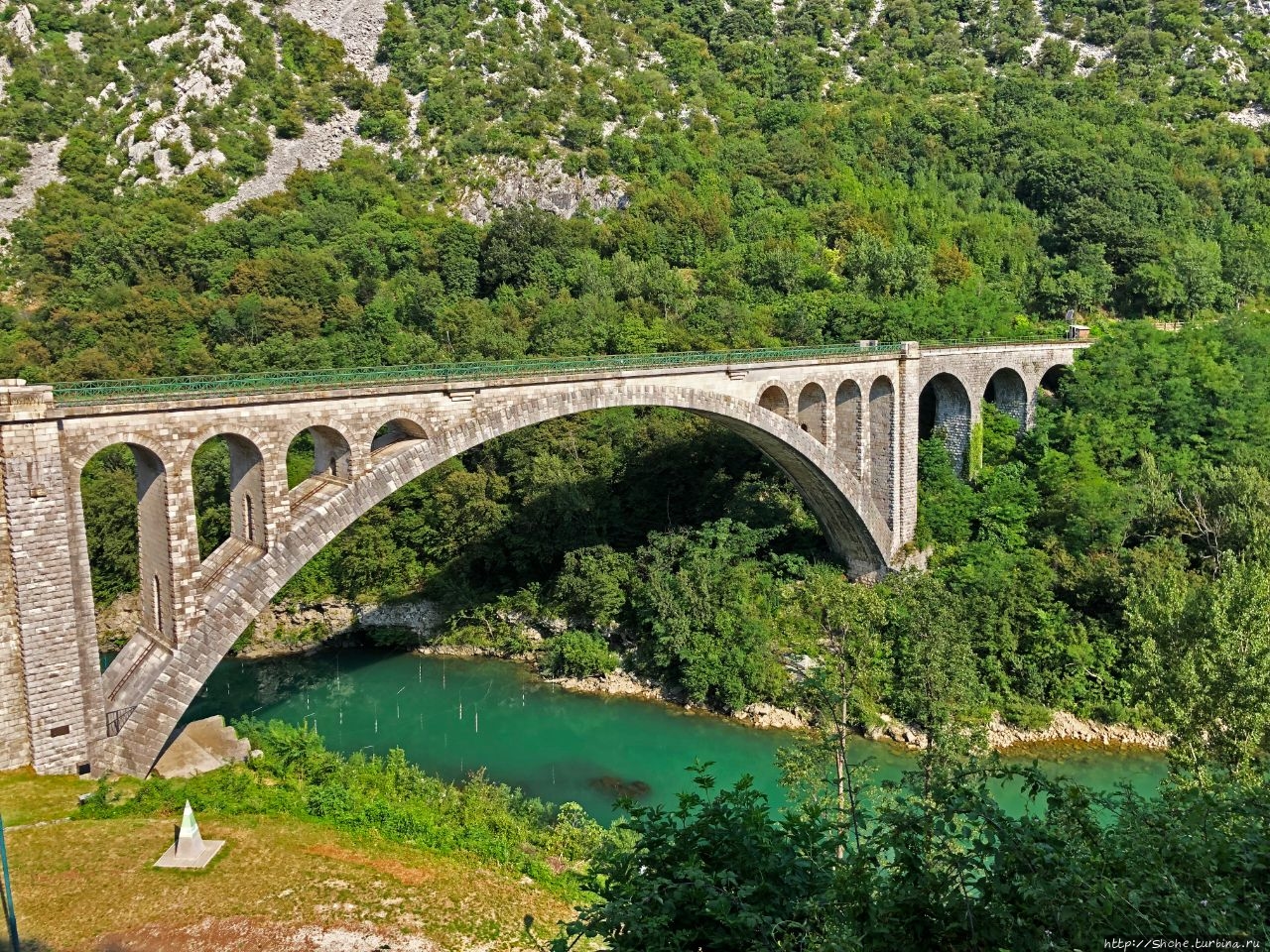 Мост Солкан Солкан, Словения