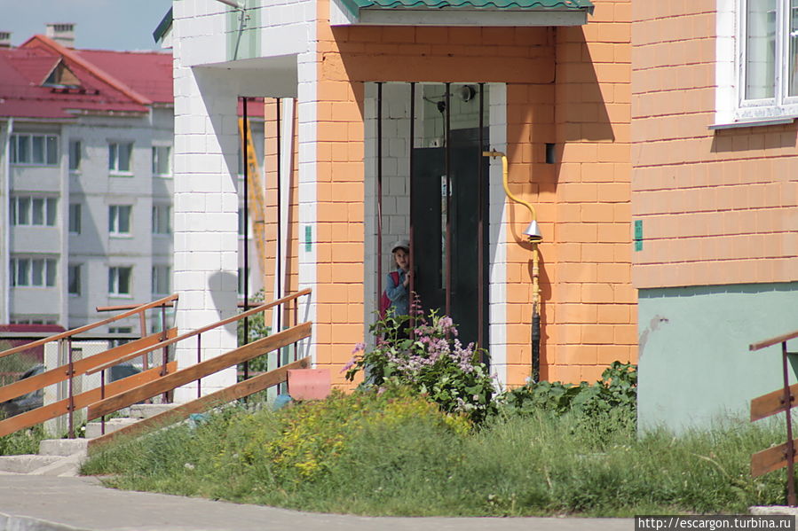 А вот наш домик, в котором мы снимали квартиру... Петриков, Беларусь