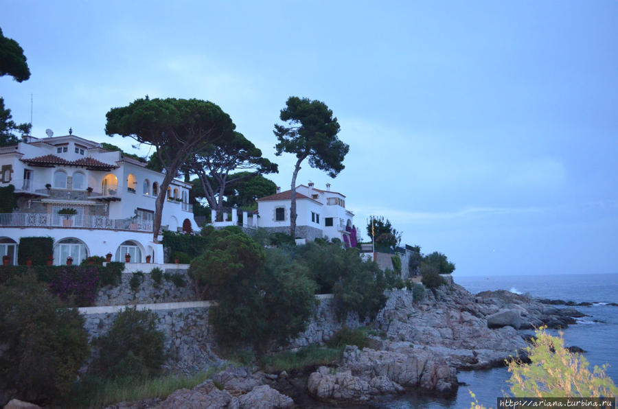 Русские в С`Агаро. Тропа Camino de ronda С'Агаро, Испания