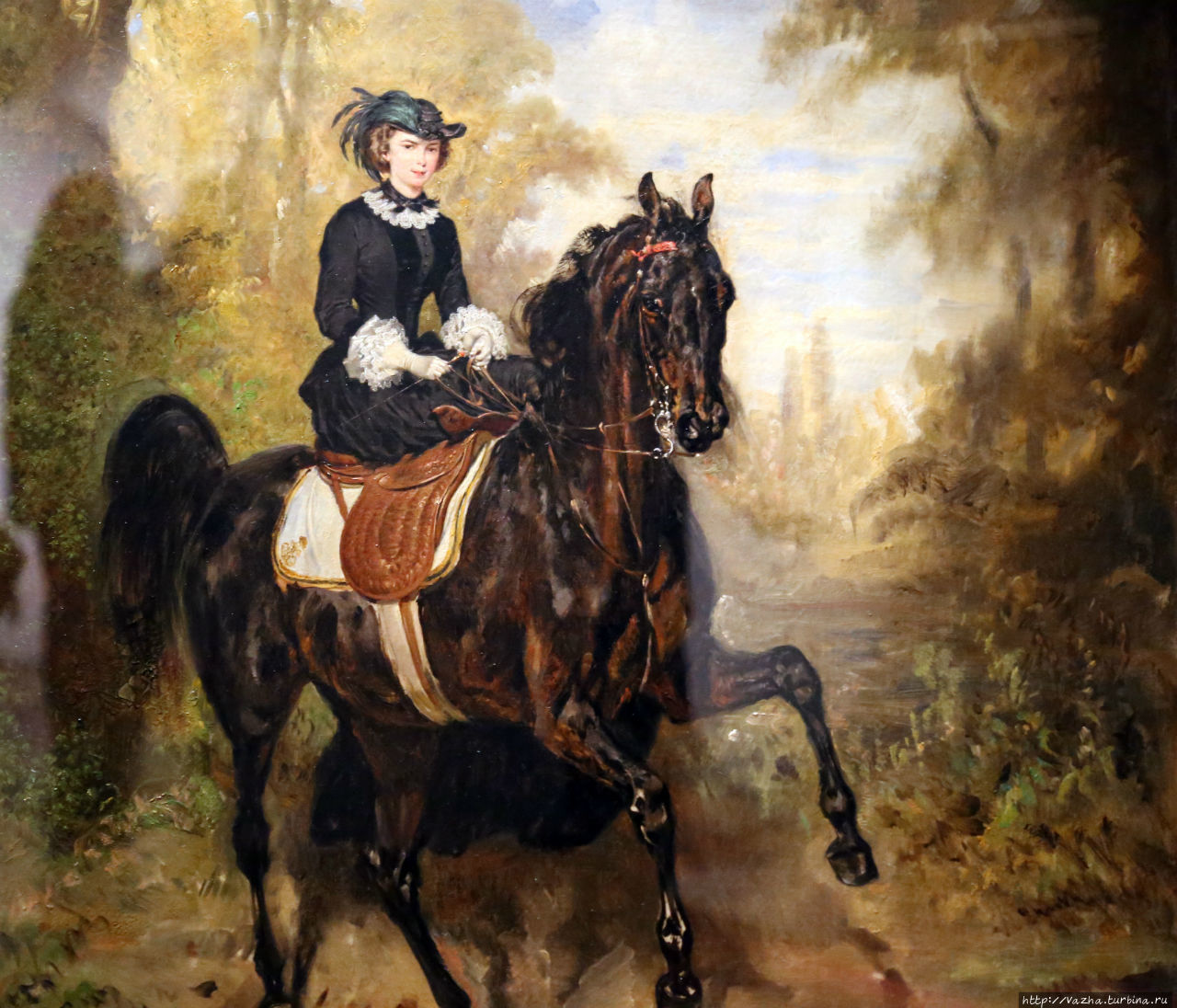 Императрица Сиси верхом на коне Вена, Австрия