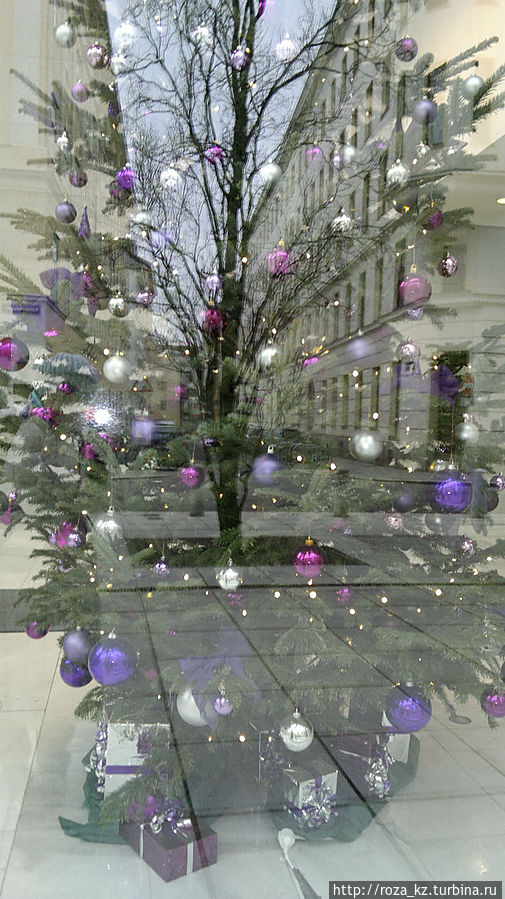 симпатичная елочка в фойе Национального Банка