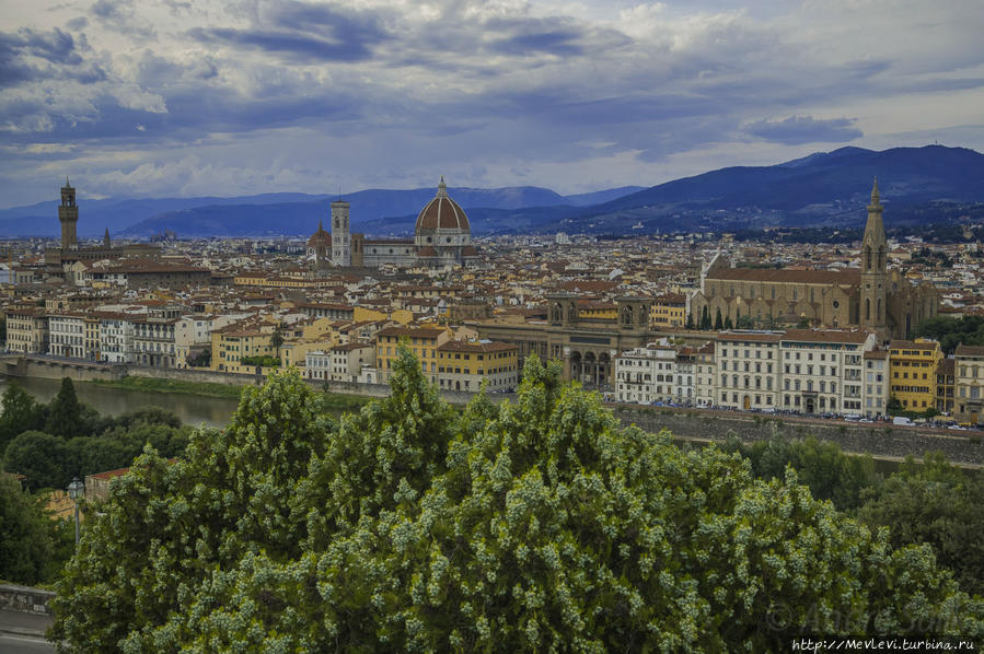 Италия, Флоренция. Площадь Микеланджело Флоренция, Италия