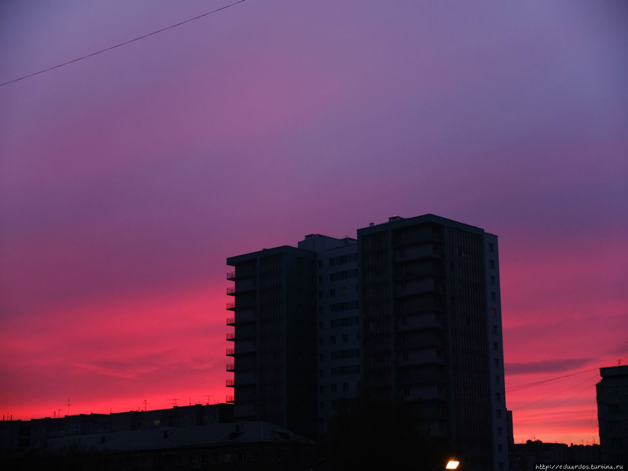 Сумеречные задворки центра города... Красноярск, Россия