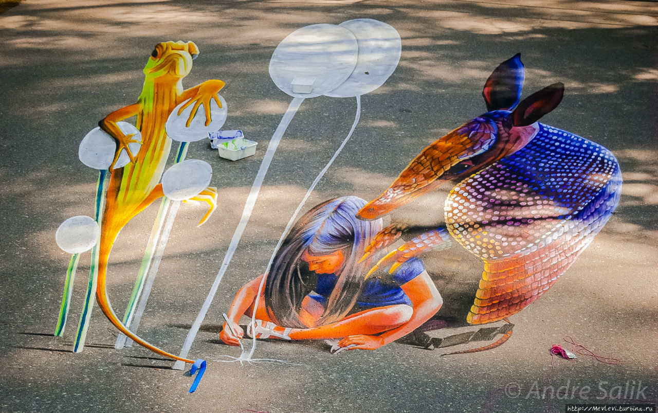 Создание рисунка Рига, Латвия