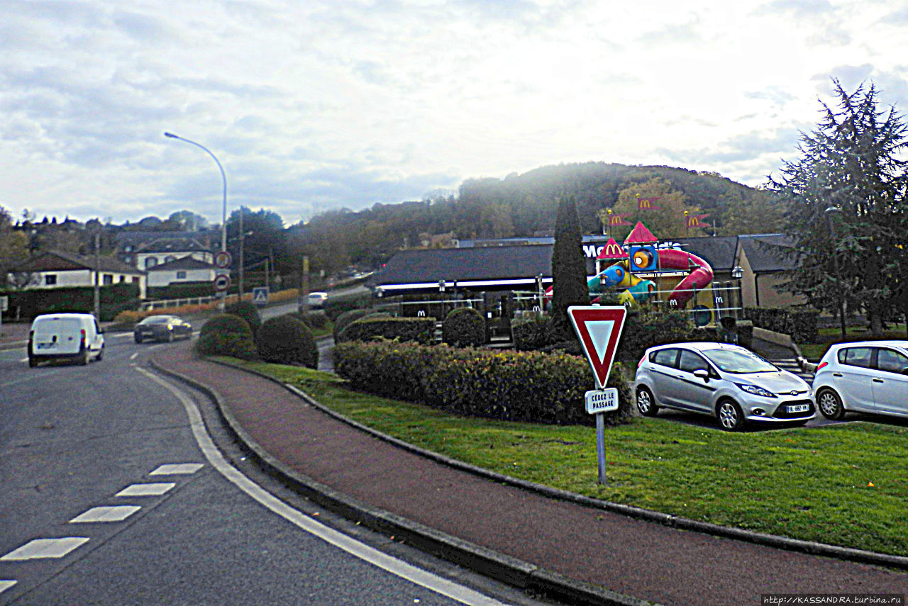 Акварель  Онфлёра Онфлёр, Франция