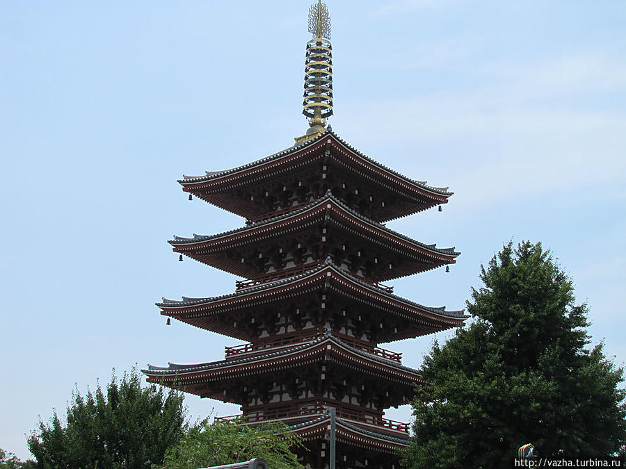 Буддийский храм Асакуса Каннон Токио, Япония