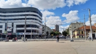 Вид от площади перед филармонией на улицу на улицу Воровского