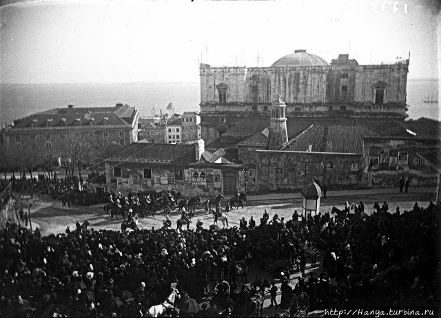 Фото 1908 г. Похороны дон Карлос и дон Луис Филипе. Из интернета Лиссабон, Португалия