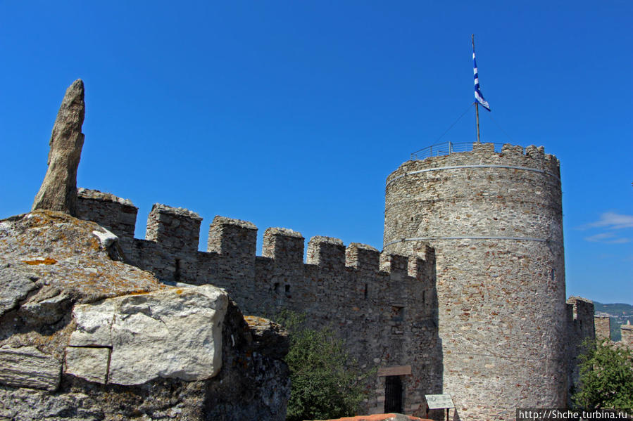 Крепость (акрополис) Кавалы и десяток ракурсов города с нее Кавала, Греция