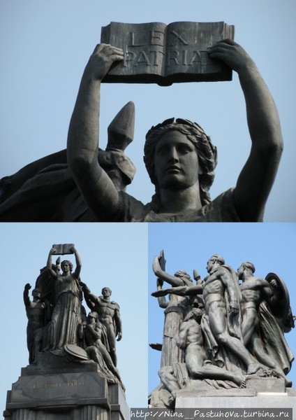Королевский парк и памятник карабинерам Турин, Италия