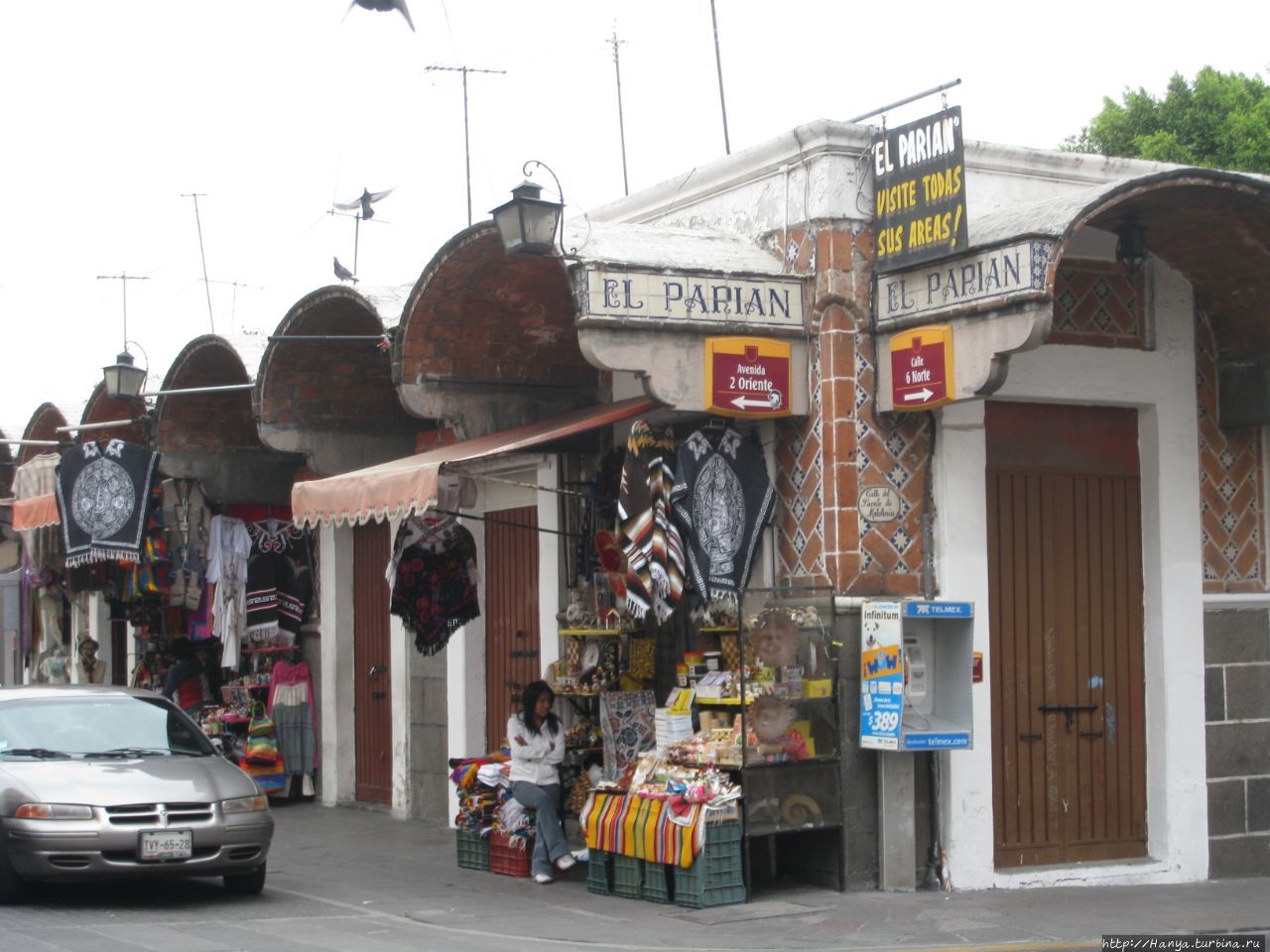 Рынок Эль Париан в Пуэбле Пуэбла, Мексика