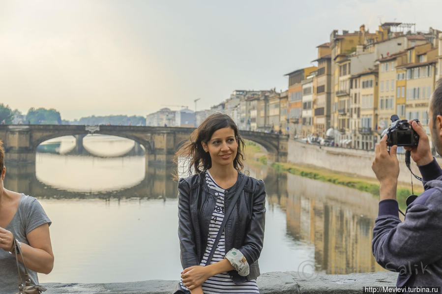 Золотой мост в Флоренции Флоренция, Италия