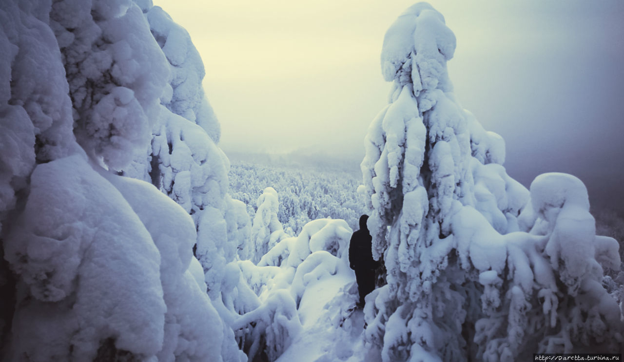 Маленькие сугробики... Зима... гора Колпаки гора Колпак (614м), Россия
