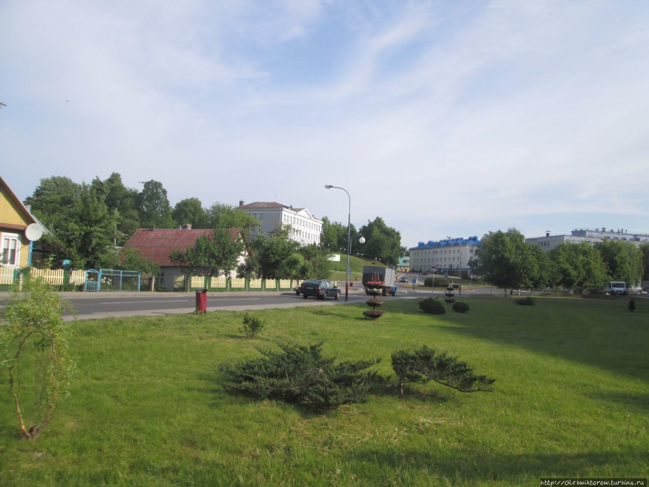 Прогулка по скверам и паркам Волковыск, Беларусь