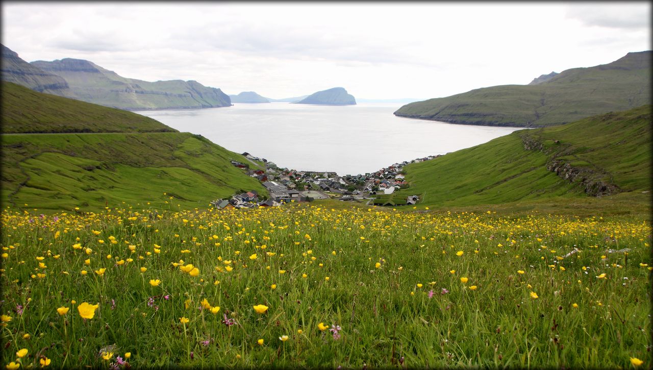 Самый красивый город Фарерских островов Квивик, Фареры