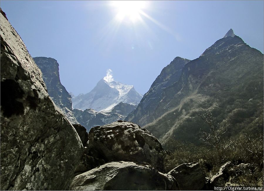 Мачхапучхре — самай загадочная гора, на которую не ступала нога человека Аннапурна Национальный Парк, Непал