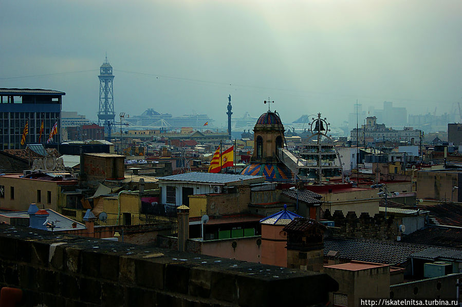 Вид с Catedral de Barcelona