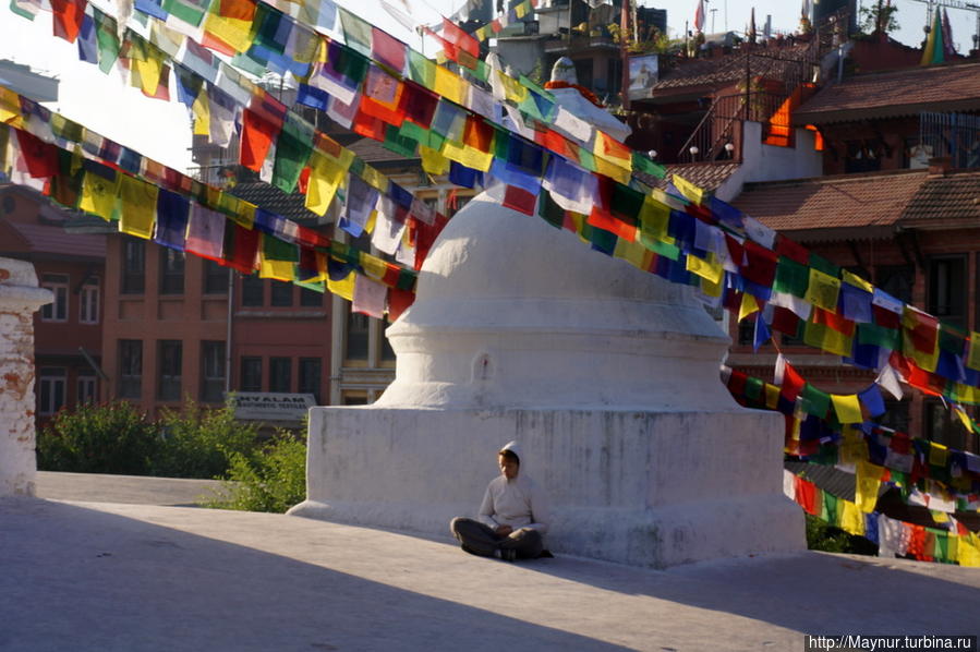Медитация. Катманду, Непал
