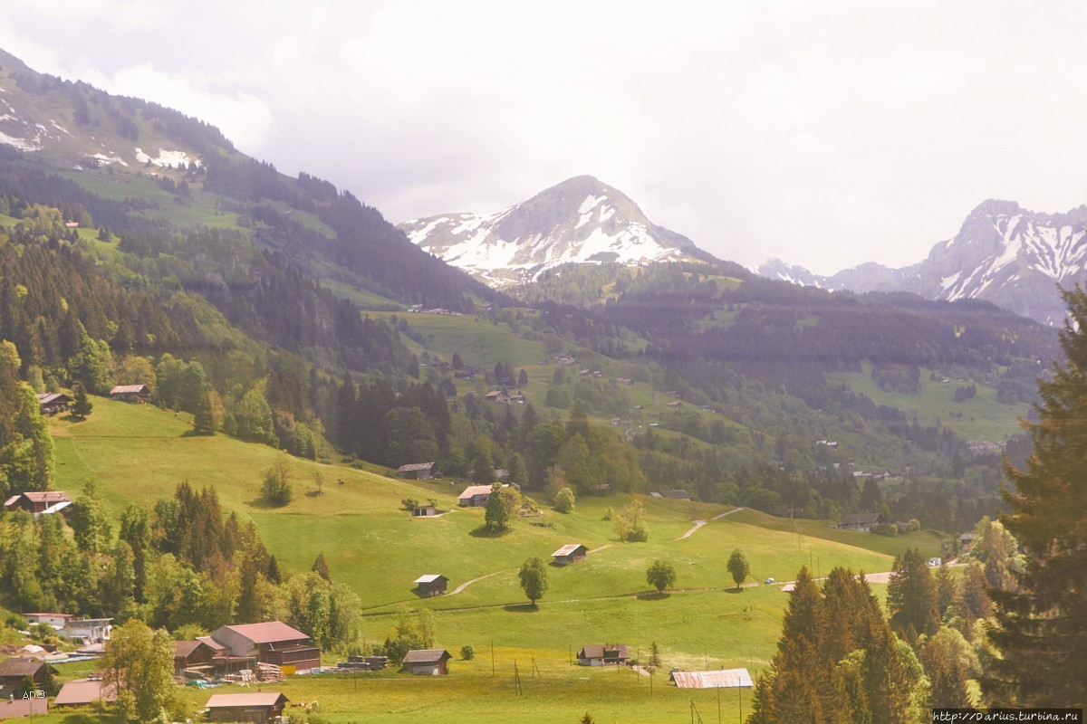 Женева — Ледник (Glacier) 3000, Альпы Женева, Швейцария