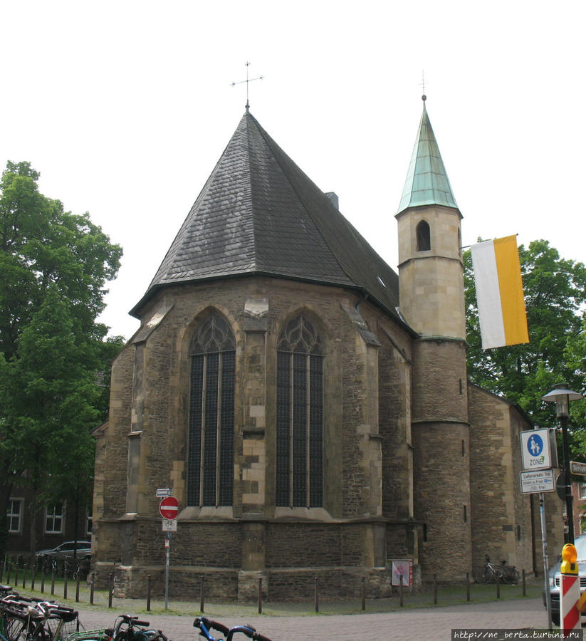 Церковь Св. Серватия — вид сзади Мюнстер, Германия