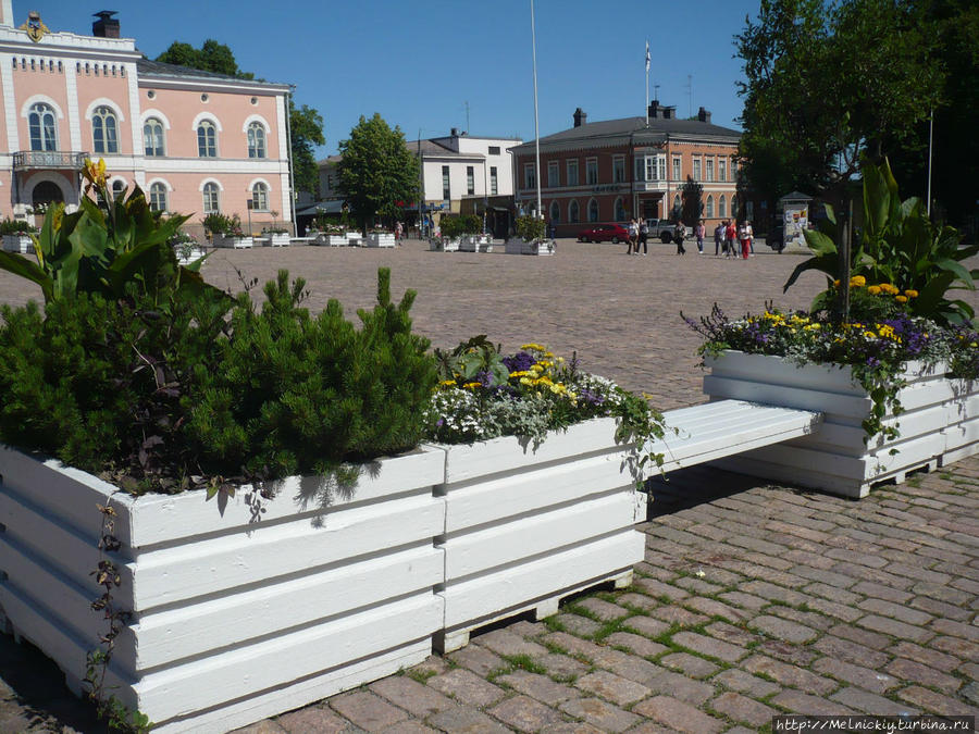 Маленький городок у берегов Финского залива Ловииса, Финляндия