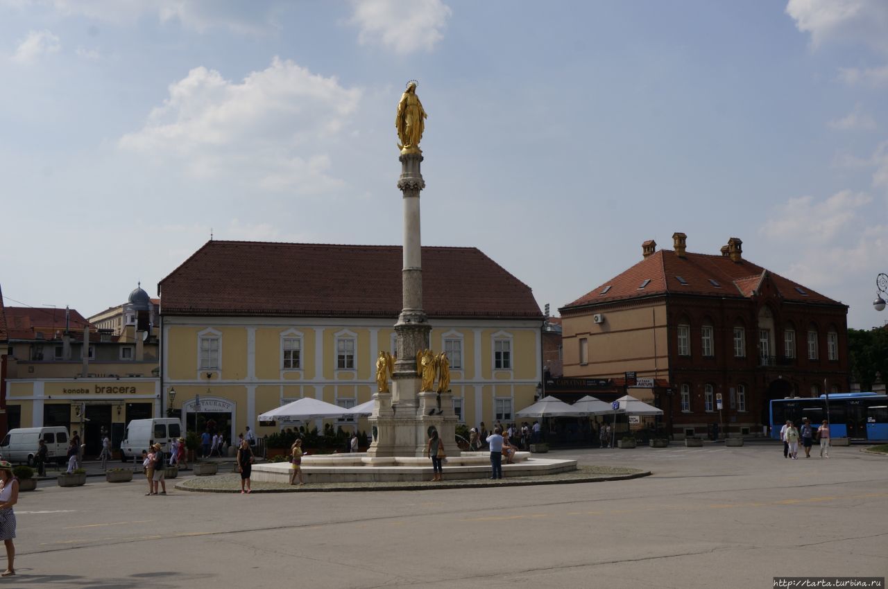Столица с распахнутыми настежь дверями Загреб, Хорватия