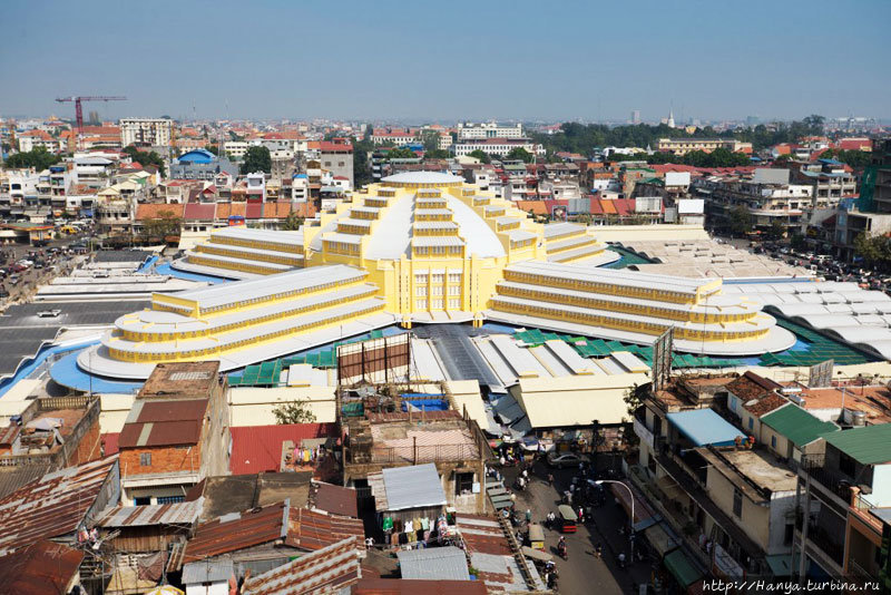 Центральный рынок Пномпеня. Фото из интернета