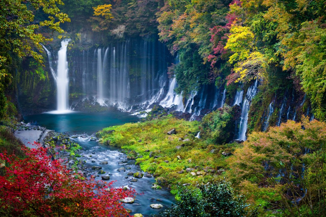 Водопады Сираито / Shiraito Falls