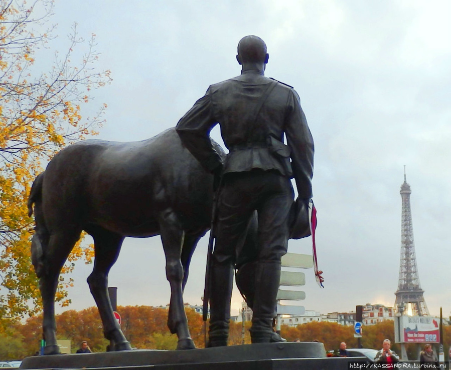 Русские  защитники Франции в Париже Париж, Франция