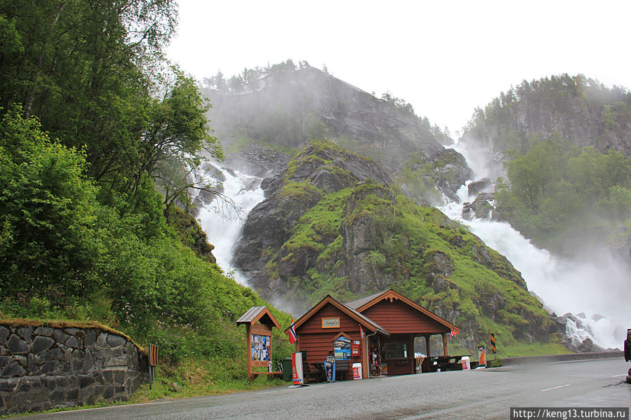 Водопад Лотефоссен / Låtefossen