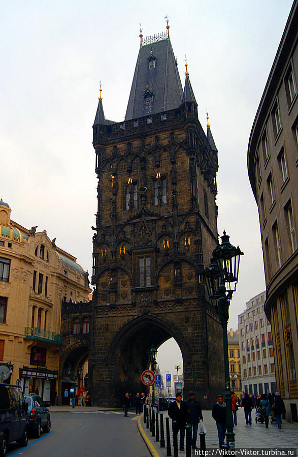 Пороховая башня Прага, Чехия