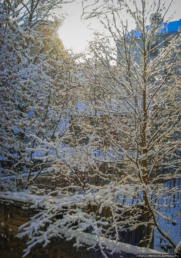 Снегопад Рига, Латвия