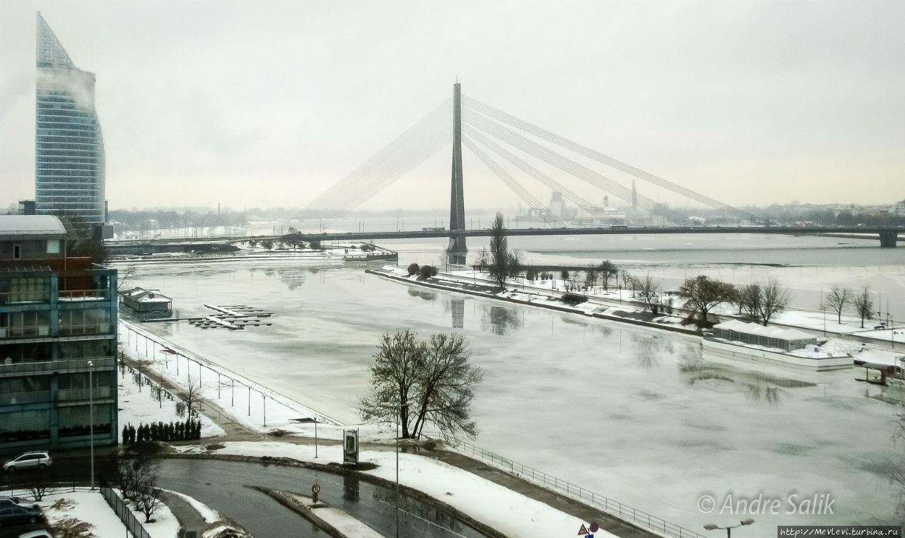 Рига в январе Рига, Латвия