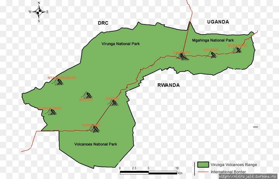 Руэнгери и Парк Вулканов Рухенгери, Руанда