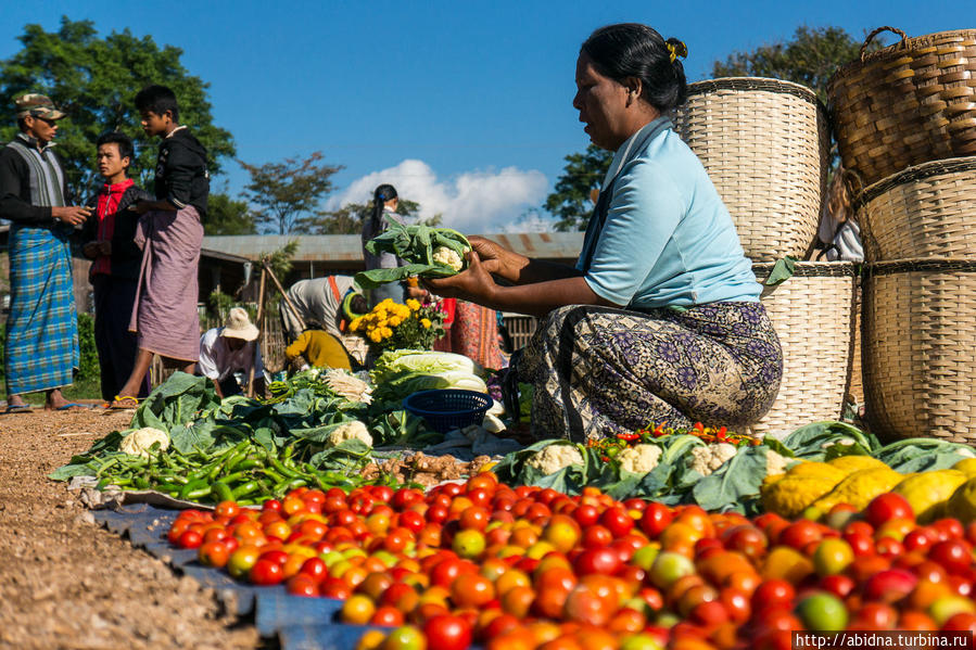 Рынок на озере Инле. День 1 Озеро Инле, Мьянма