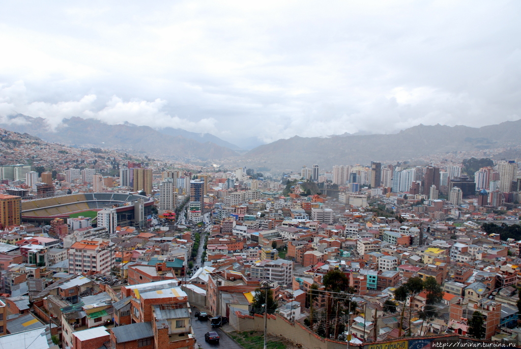 Панорама Ла Пас — столицы