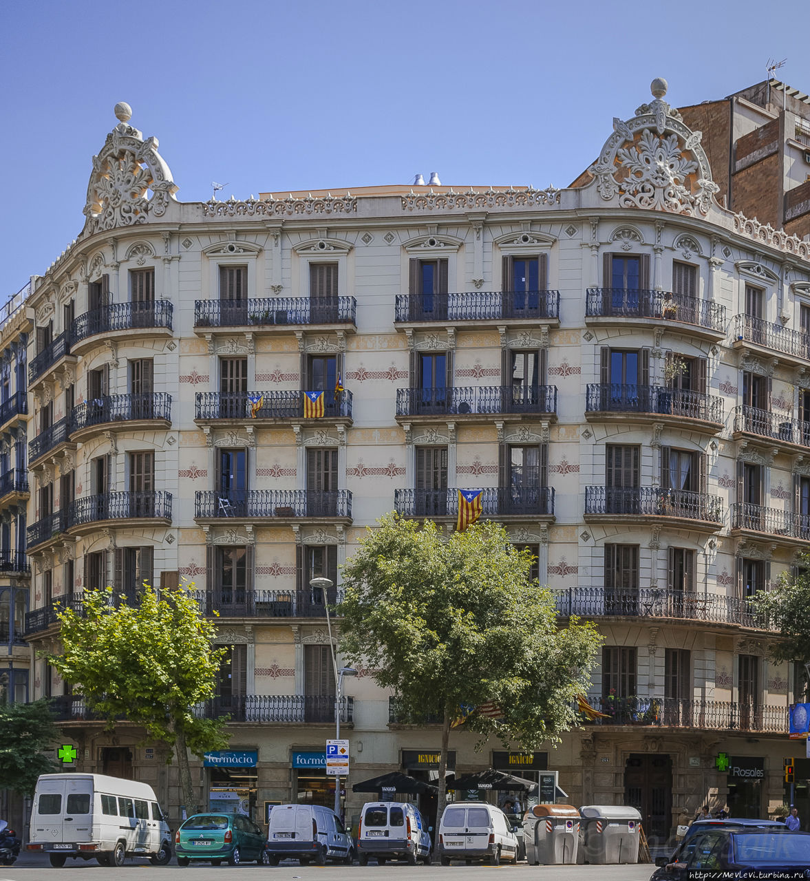 Интересный район в Барселоне Барселона, Испания