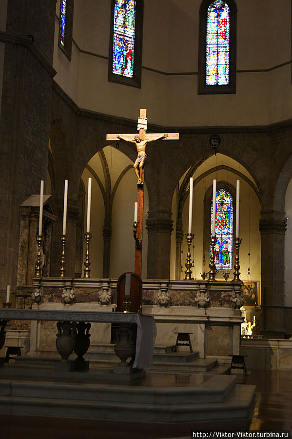 Интерьер флорентийского Дуомо Флоренция, Италия