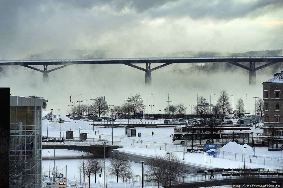 Мост Sundsvalls. Фото из интернета Швеция