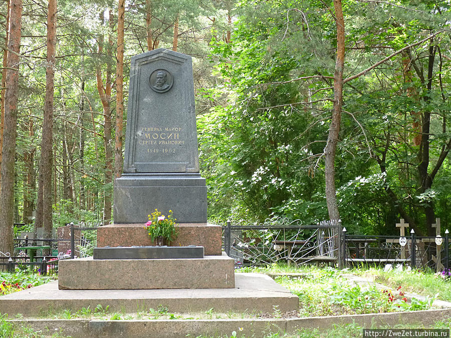 План сестрорецкого кладбища