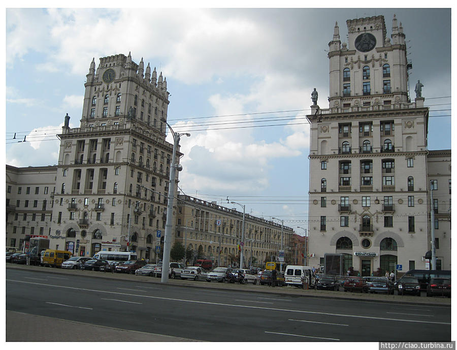 Ворота города — комплекс кварталов, расположенных напротив здания железнодорожного вокзала. Минск, Беларусь